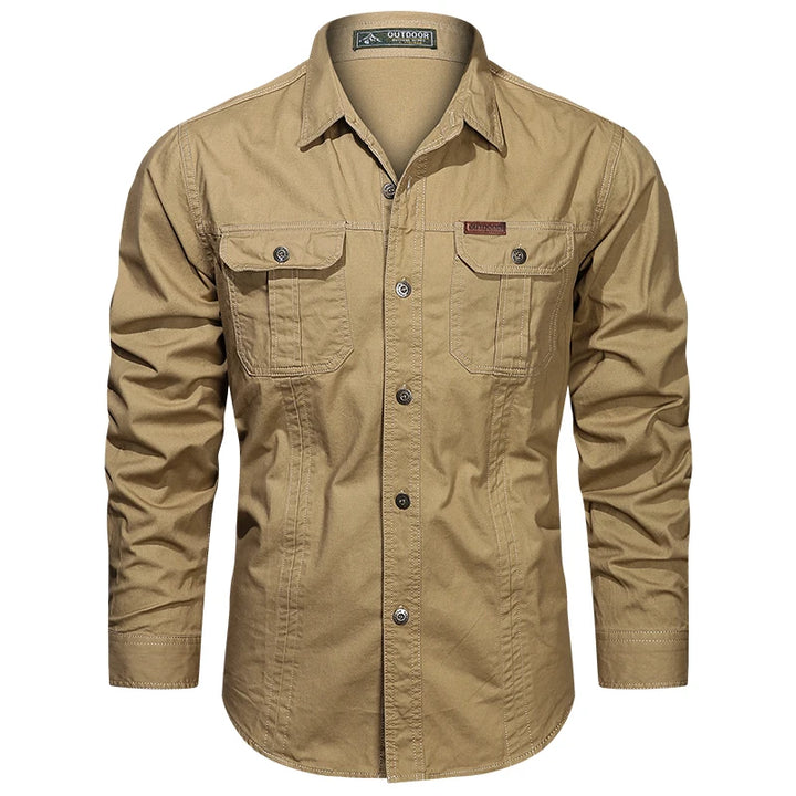 Cotton Cargo Men's Long Sleeve Shirt | All For Me Today