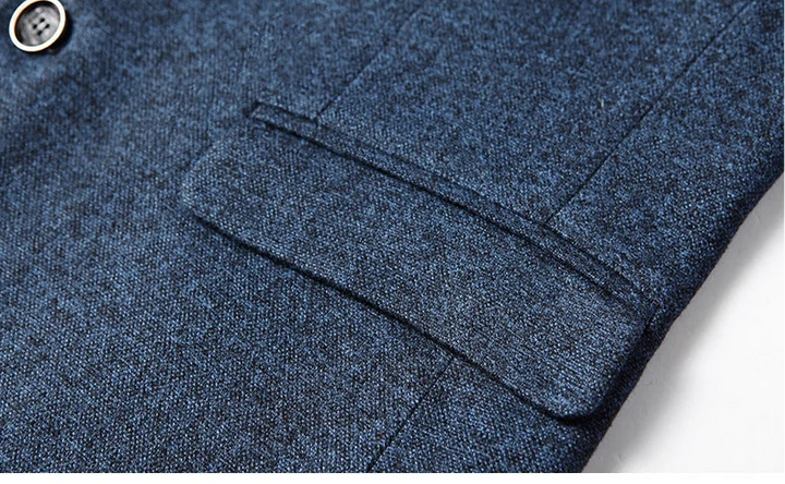 Elegant Turn-Down Collar Blazer