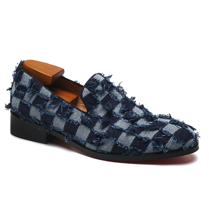 Denim Designer Men's Loafer Shoes | All For Me Today