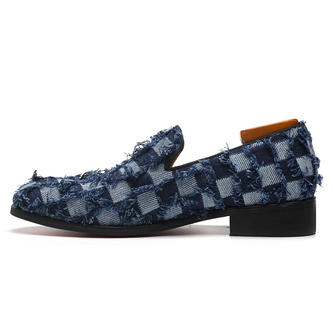 Denim Designer Men's Loafer Shoes | All For Me Today