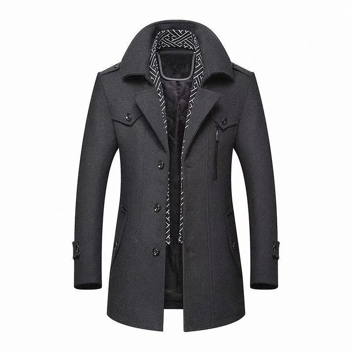 Designer Men's Wool Coat | All For Me Today