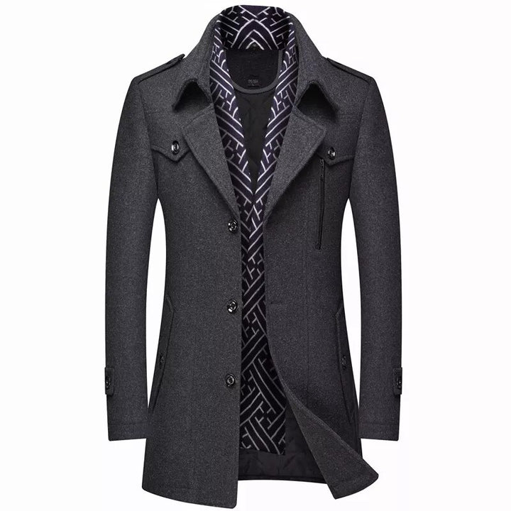 Designer Men's Wool Coat | All For Me Today