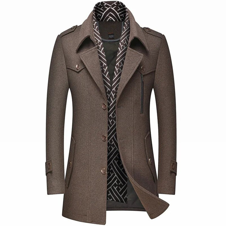 Designer Men's Wool Coat | All For Me Today