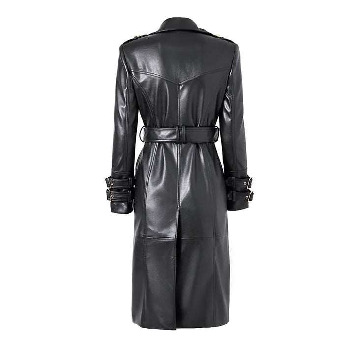 Double Breasted Black Women's Trench Coat | All For Me Today