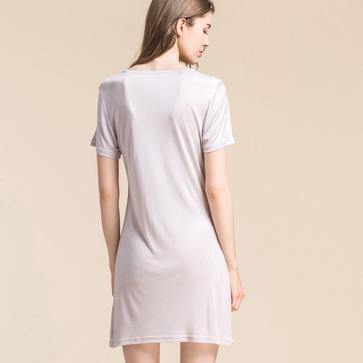 Double Knitting Women's Silk Nightdress | All For Me Today