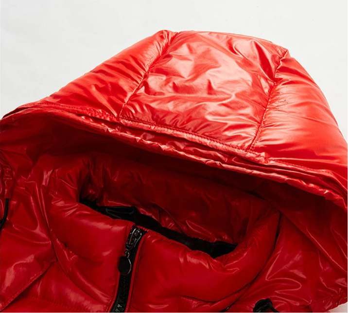 Shiny Thick Parka Ski Jacket