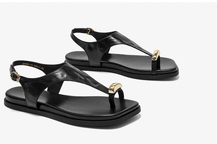 Elegant T-Strap Flip Flops Sandals