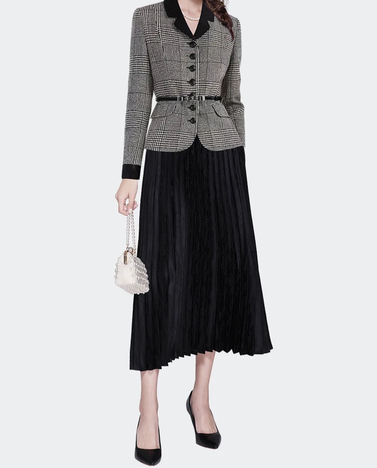 Slimming Belted Short Coat