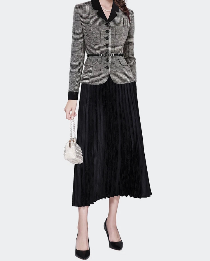 Slimming Belted Short Coat