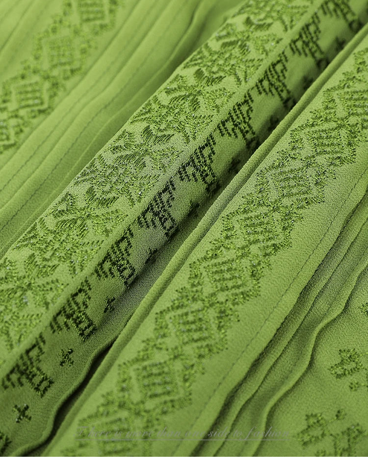 Chemisier en mousseline plissé à la mode pour femme