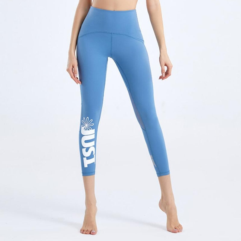 Elastic Mesh Tight Women's Yoga Pants | All For Me Today