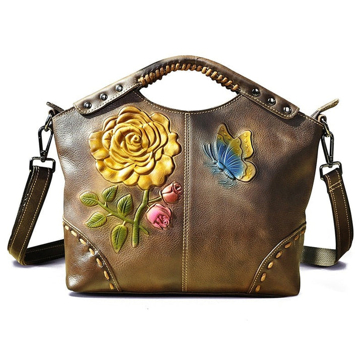 Emboss Flower Women's Tote Bag | All For Me Today