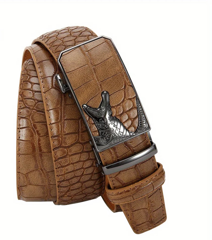 Classic Automatic Buckle PU Leather Belt