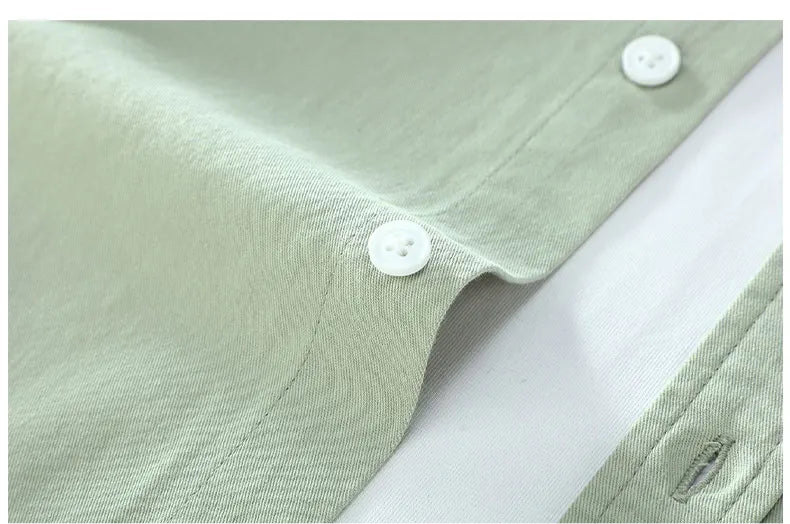 Work Style Pure Cotton Casual Shirt