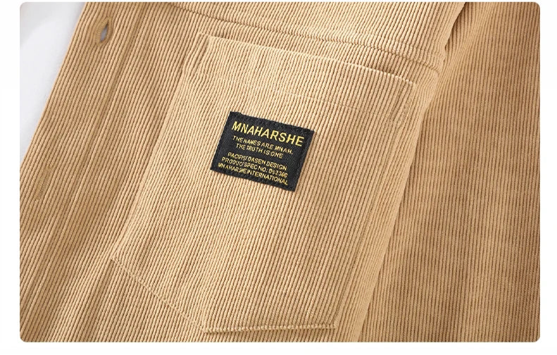 Trendy Corduroy Cotton Casual Shirt