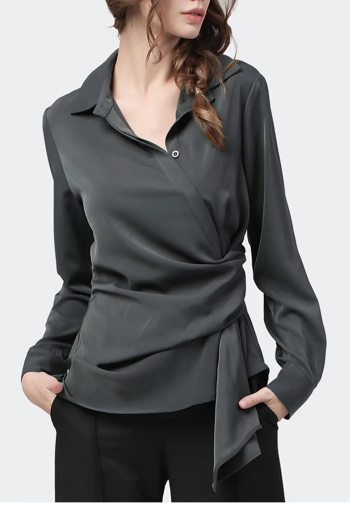 Refined Asymmetrical Hem Top