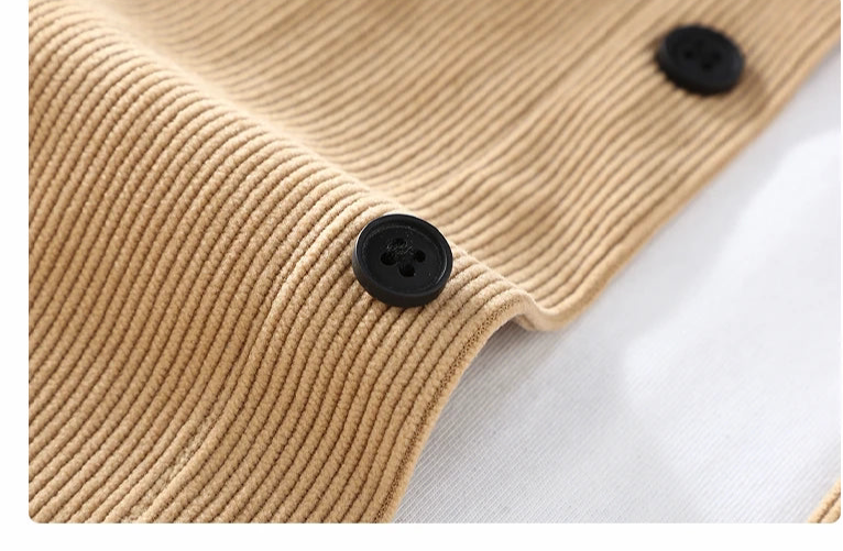 Trendy Corduroy Cotton Casual Shirt