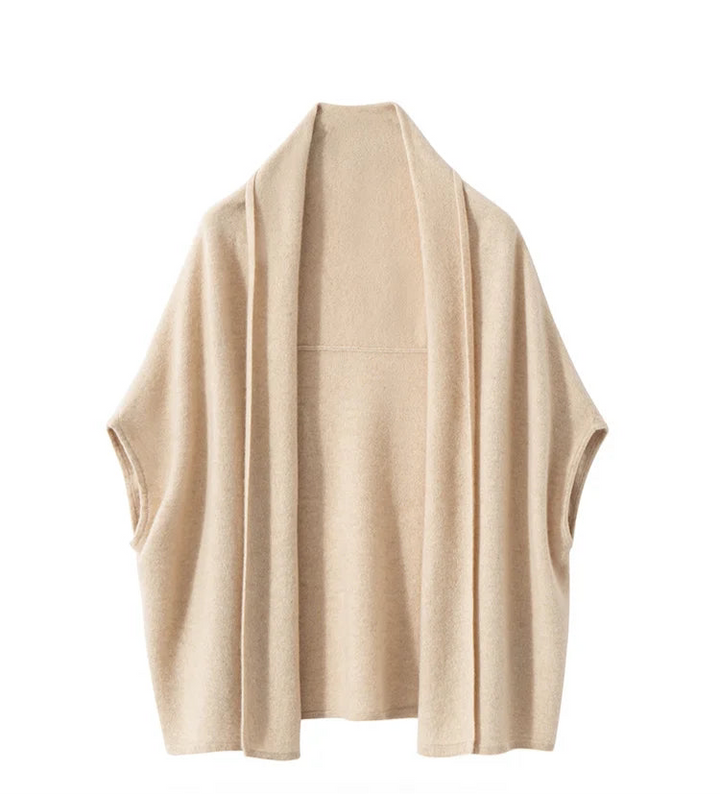Premium Cashmere Cape Cardigan