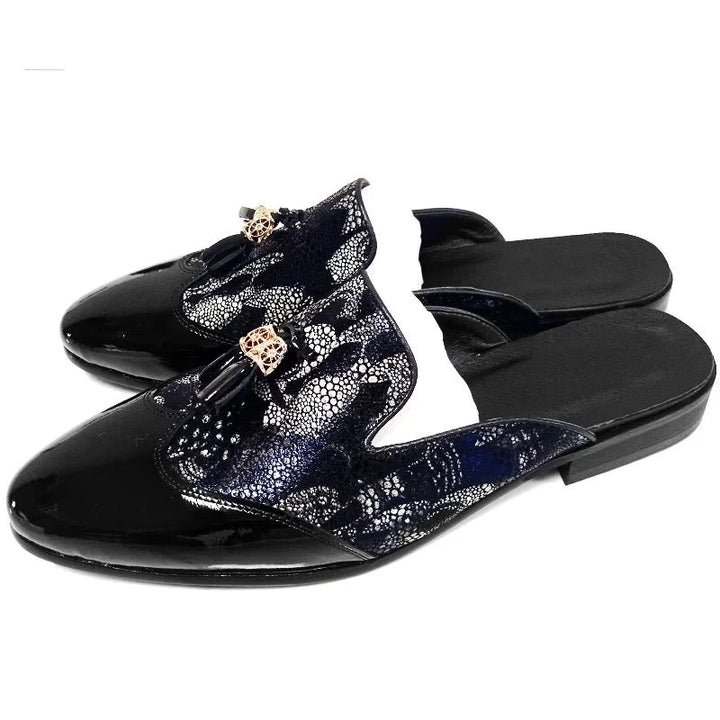 Flower Figures Men's Mules Slippers | All For Me Today