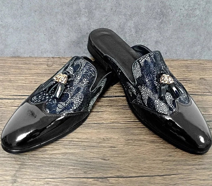 Flower Figures Men's Mules Slippers | All For Me Today