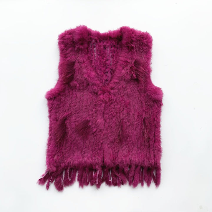 Gilet Women's Handmade Natural Fur Vest | All For Me Today