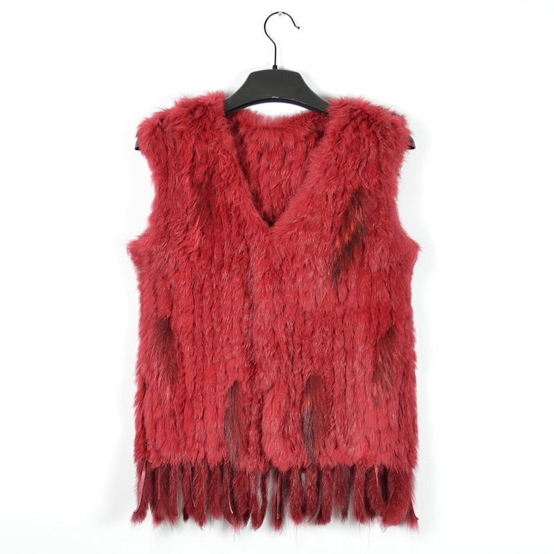 Gilet Women's Handmade Natural Fur Vest | All For Me Today