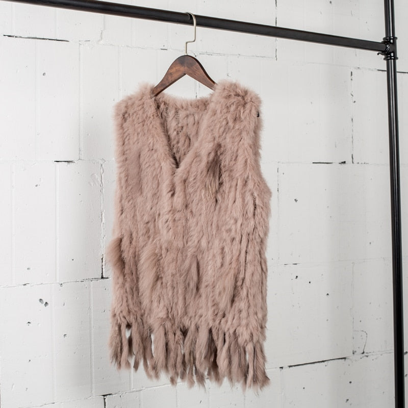 Gilet Women's Handmade Natural Fur Vest | All For Me Today