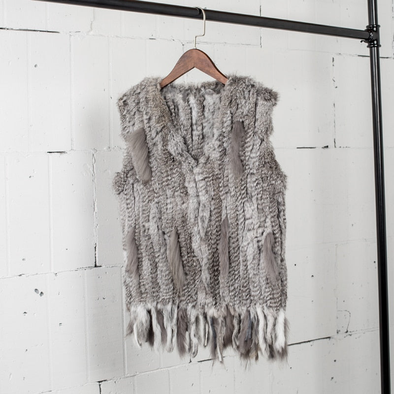 Gilet Women's Handmade Natural Fur Vest | All For Me Today