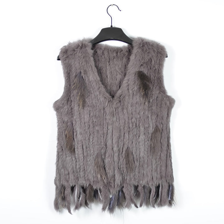 Gilet Women's Handmade Natural Fur Vest | All For Me Today