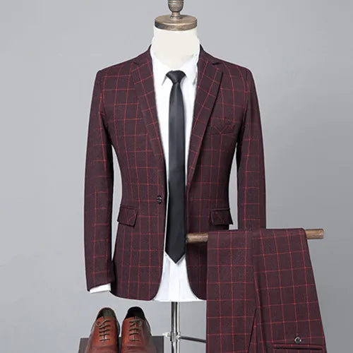 Graceful Men's Business Pro Blazer Suit | All For Me Today