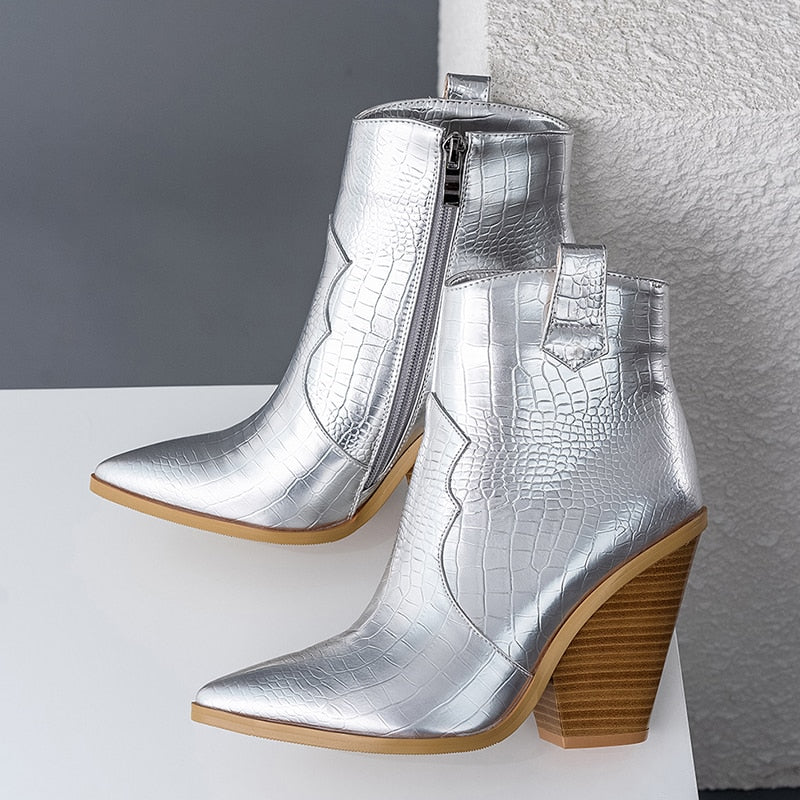 Ankle Wedge Women's High Heel Boots| All For Me Today