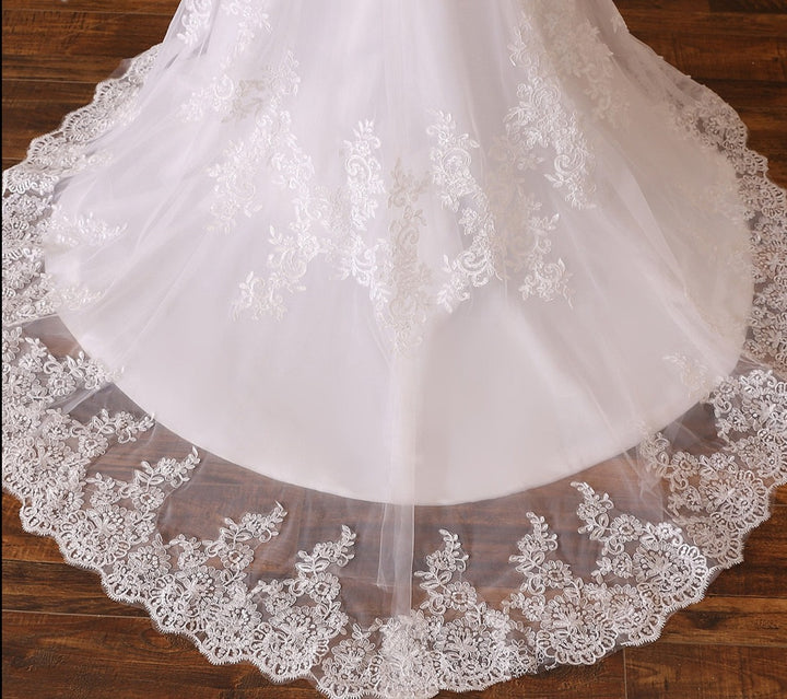 Love Me Right Lace Appliques Bridal Gown| All For Me Today