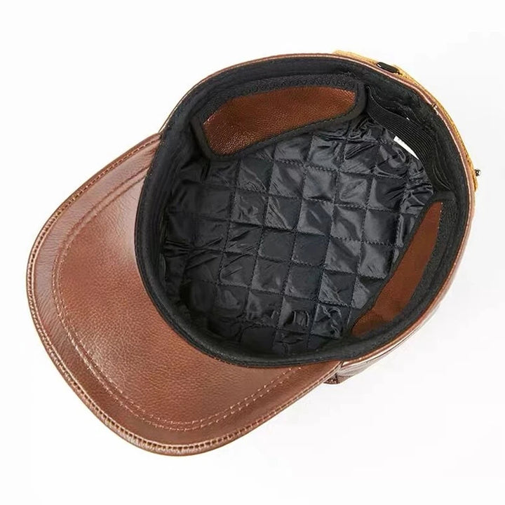 Thermal Genuine Leather Cadet Cap