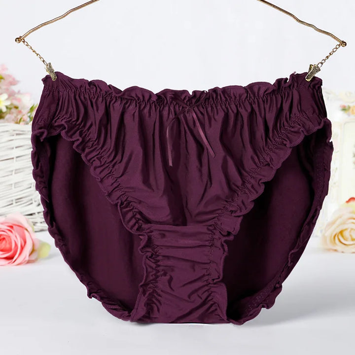 Comfortable Mid-Waist Fiber Briefs