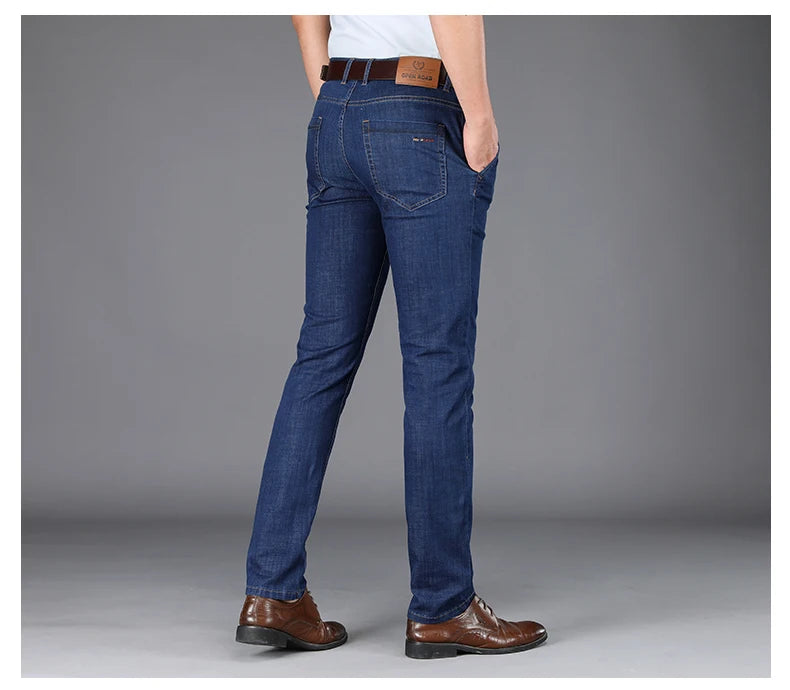 Mid Straight Regular Jeans Pants