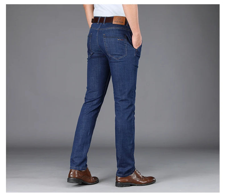 Mid Straight Regular Jeans Pants