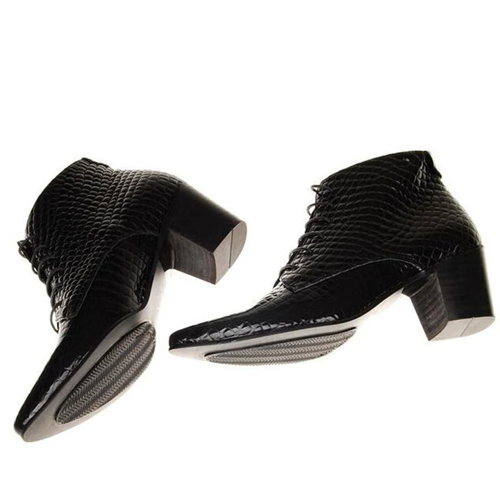 Genuine Leather High Heels Boots