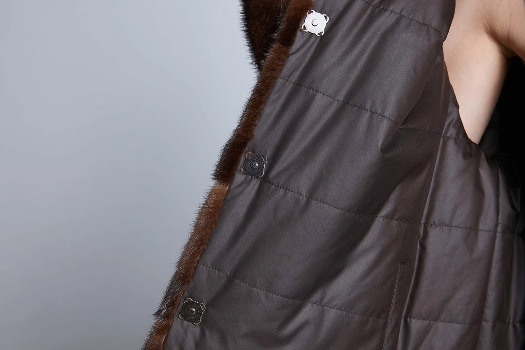 Reversible Real Fur Coat