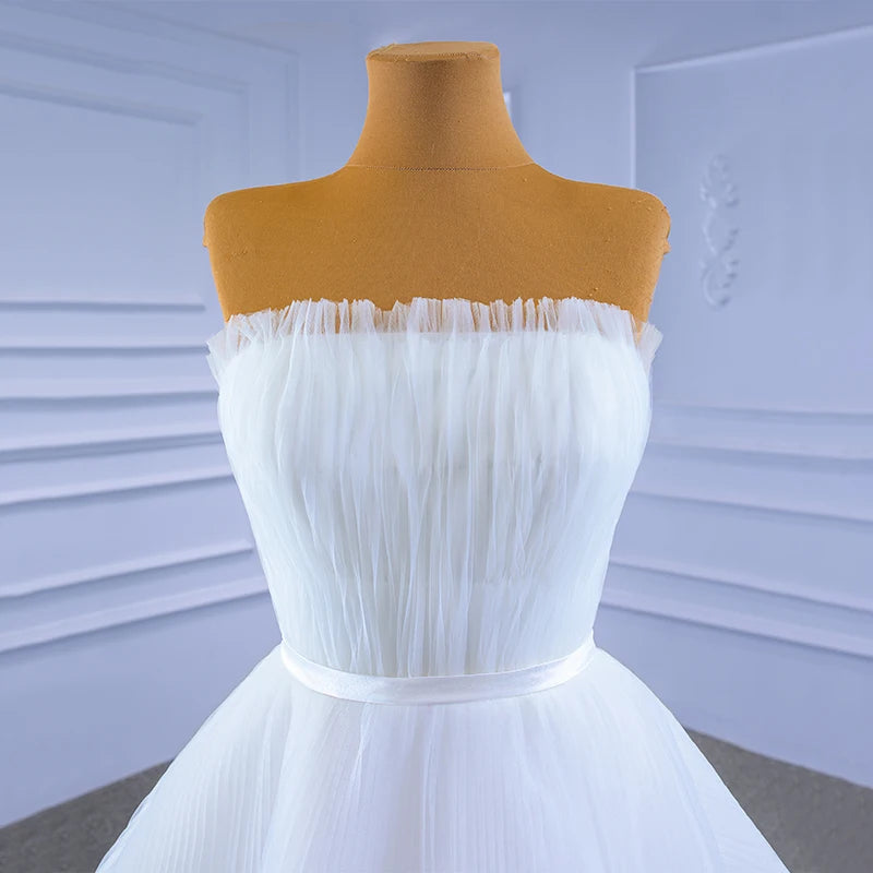 Stylish Backless Top Bridal Dress