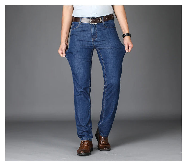 Fashionable Mid Straight Jeans Pant