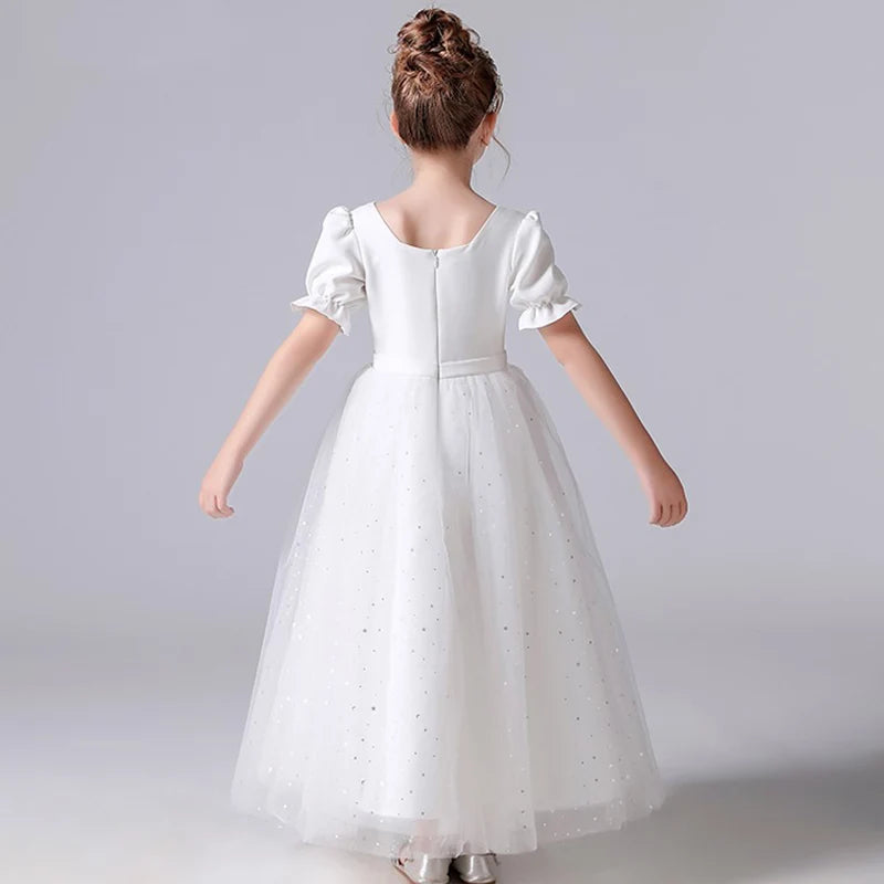 Delighted Sparkly Tulle Girl's Evening Dress