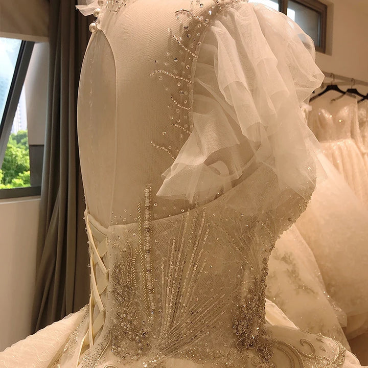 Royal Corset Beaded Wedding Dress