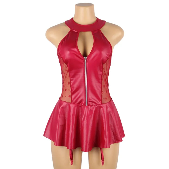 Latex Plus Size Babydoll Erotic Costume| All For Me Today