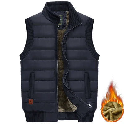 Smart Warm Fleece Waterproof Padded Vest