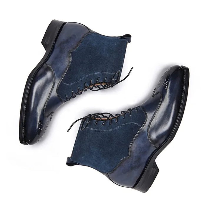 Resplendent Real Leather Brogue Boots