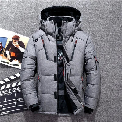 Thick Warm Feather Puffy Jacket