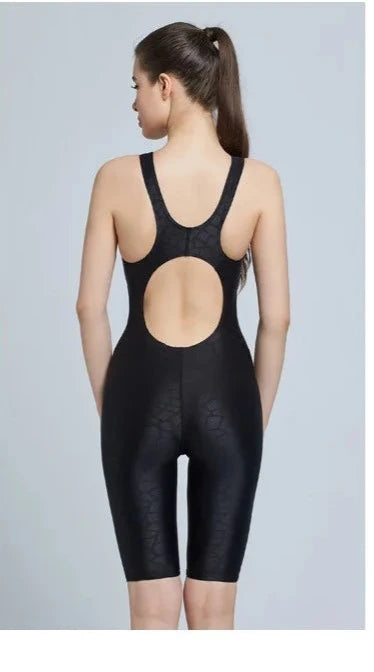 Professional Knee Length Swimsuit