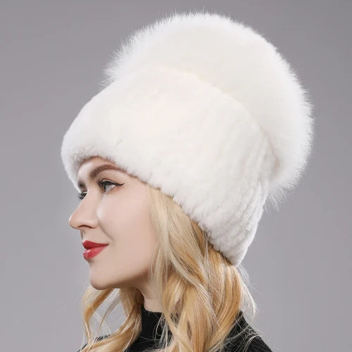 Elegant Real Fur Winter Hat