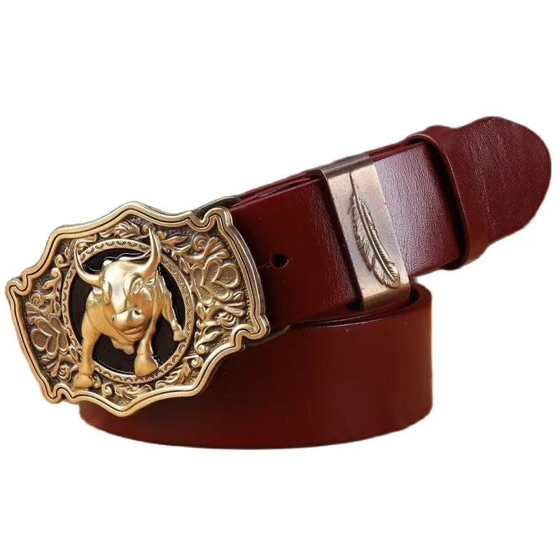 Premium Full Grain Cowhide Leather Belt