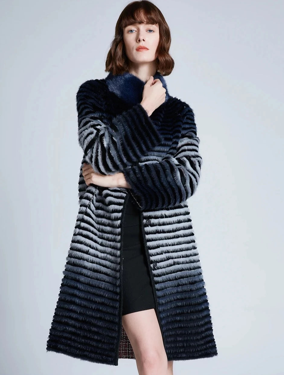 Reversible Fall Magic Fur Coat